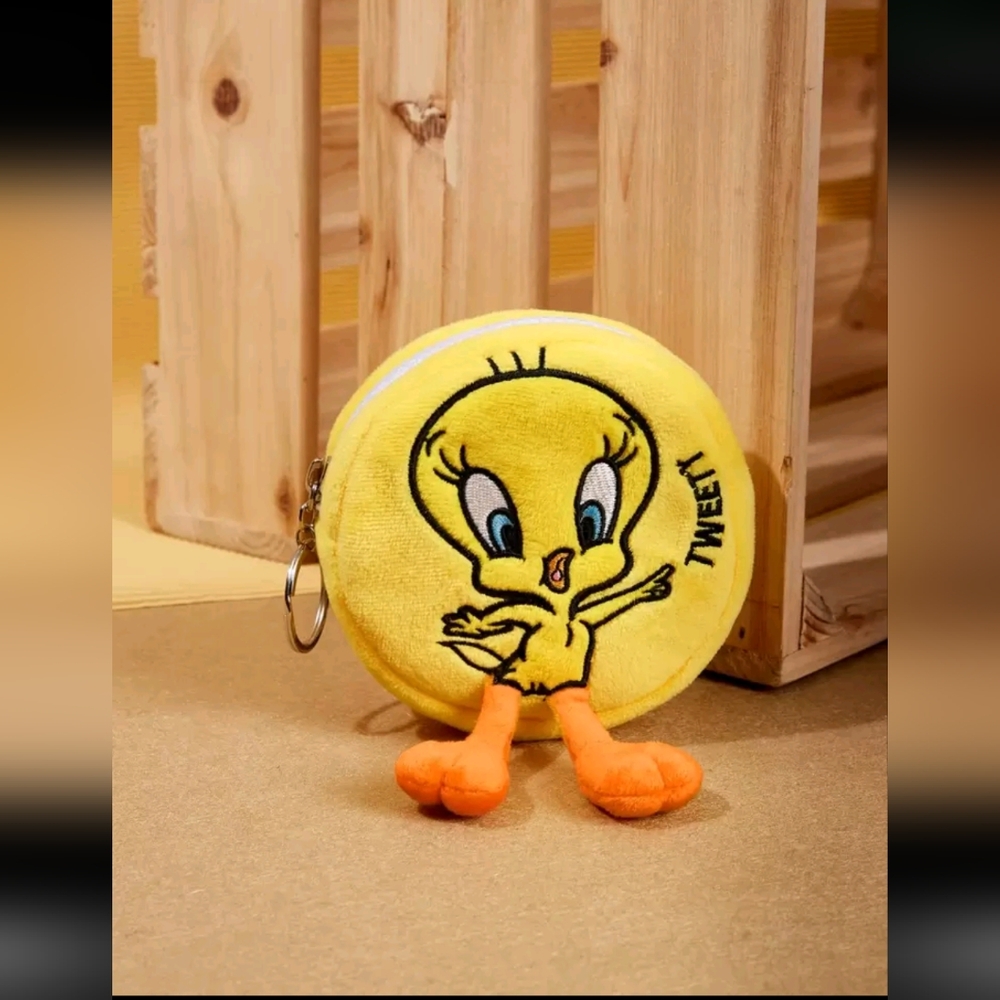 Tweety Bird Coin Purse With Keyring